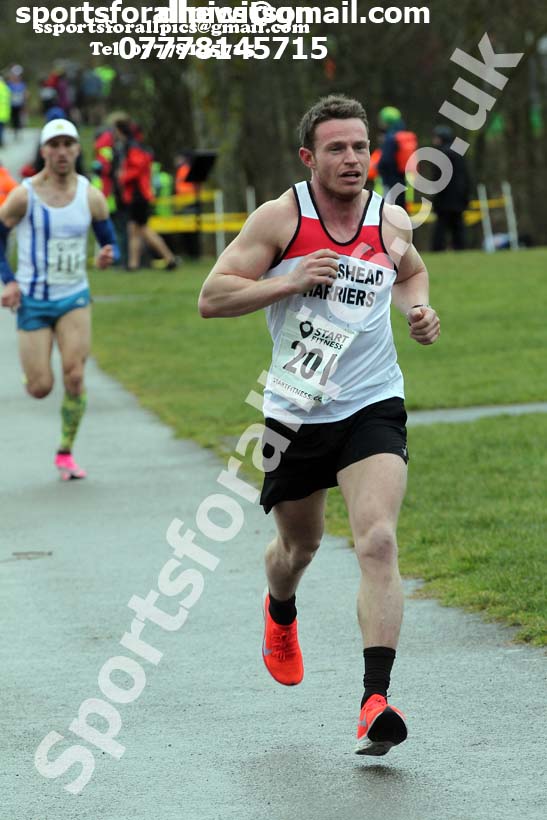Senior mens NECAA Road Relays Champs., Hetton Lyons Oark, Hetton-le-Hole. Photo: David T. Hewitson/Sports for All Pics